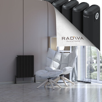 Radiva - Kotto Radiateur En Aluminium 600x491 Noir