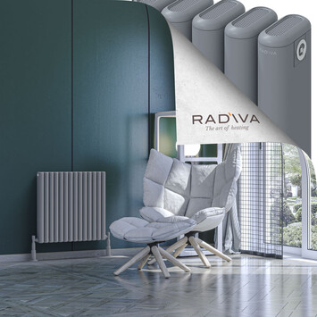 Radiva - Kotto Radiateur En Aluminium 600x626 Gris
