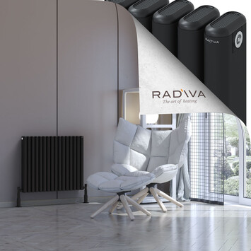 Radiva - Kotto Radiateur En Aluminium 600x716 Noir