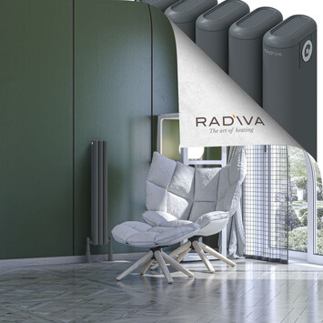 Radiva - Kotto Radiateur En Aluminium 900x131 Anthracite