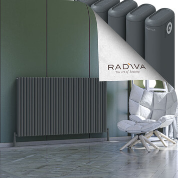Radiva - Kotto Radiateur En Aluminium 900x1571 Anthracite