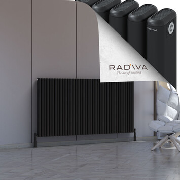 Radiva - Kotto Radiateur En Aluminium 900x1751 Noir