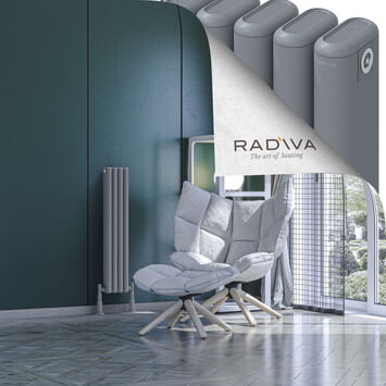 Radiva - Kotto Radiateur En Aluminium 900x176 Gris