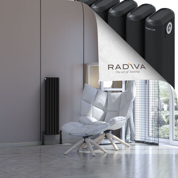 Radiva - Kotto Radiateur En Aluminium 900x221 Noir