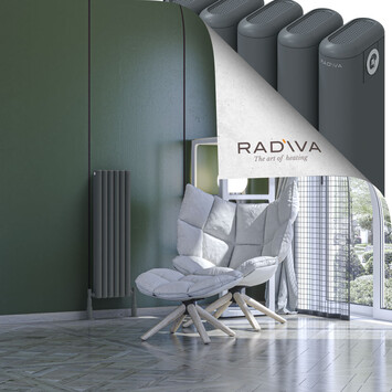 Radiva - Kotto Radiateur En Aluminium 900x266 Anthracite