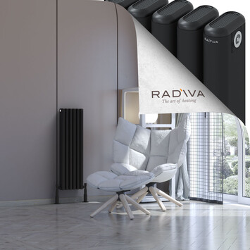 Radiva - Kotto Radiateur En Aluminium 900x266 Noir