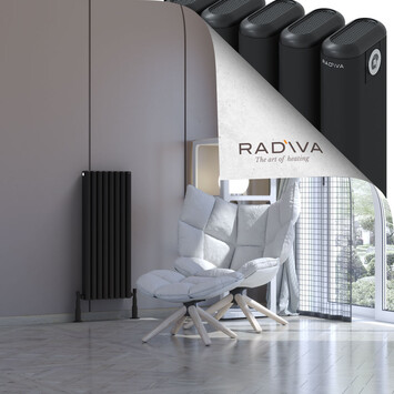 Radiva - Kotto Radiateur En Aluminium 900x356 Noir