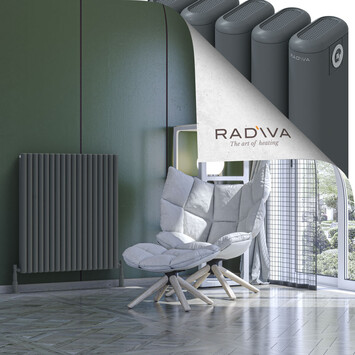 Radiva - Kotto Radiateur En Aluminium 900x806 Anthracite