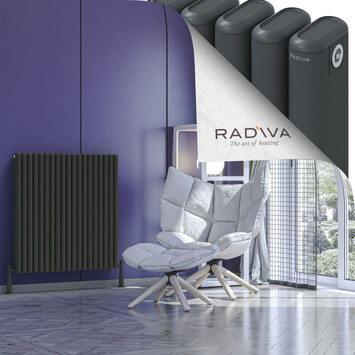 Radiva - Kotto Radiateur En Aluminium 900x851 Anthracite Foncé