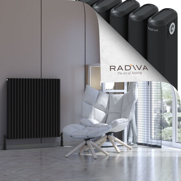 Radiva - Kotto Radiateur En Aluminium 900x851 Noir