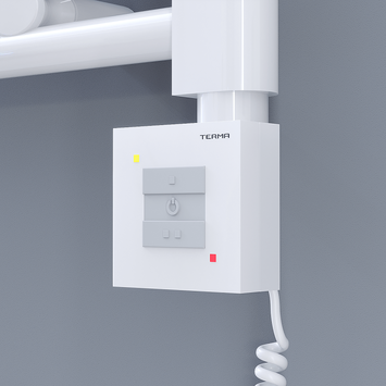 - Ktx1 Towel Warmer Resistance Controller with Spiral Cable White  - Ktx1 Towel Warmer Resistance Controller with Spiral Cable White