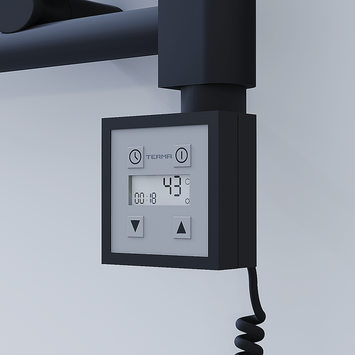 - Ktx3 Towel Warmer Resistance Controller with Spiral Cable Black  - Ktx3 Towel Warmer Resistance Controller with Spiral Cable Black