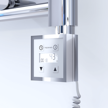 Radiva - Ktx3 Towel Warmer Resistance Controller with Spiral Cable Chrome