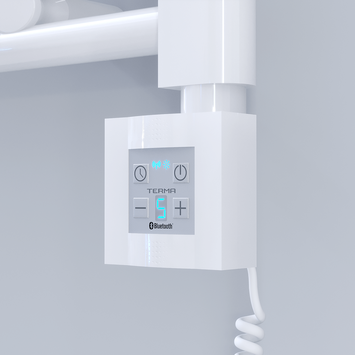 Radiva - Ktx4 Contrôleur Résistance Sèche-serviettes électrique avec Câble Spiralé Blanc