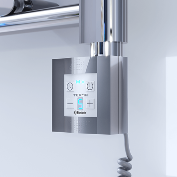 Radiva - Ktx4 Contrôleur Résistance Sèche-serviettes électrique avec Câble Spiralé Chrome