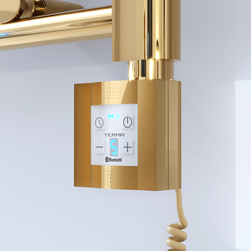- Ktx4 Towel Warmer Resistance Controller with Spiral Cable Gold  - Ktx4 Towel Warmer Resistance Controller with Spiral Cable Gold