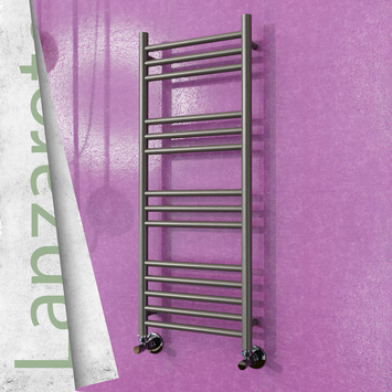 - Lanzarote Decorative Towel Warmer 400x1000 (Stainless Steel) Satine Finish  - Lanzarote Decorative Towel Warmer 400x1000 (Stainless Steel) Satine Finish