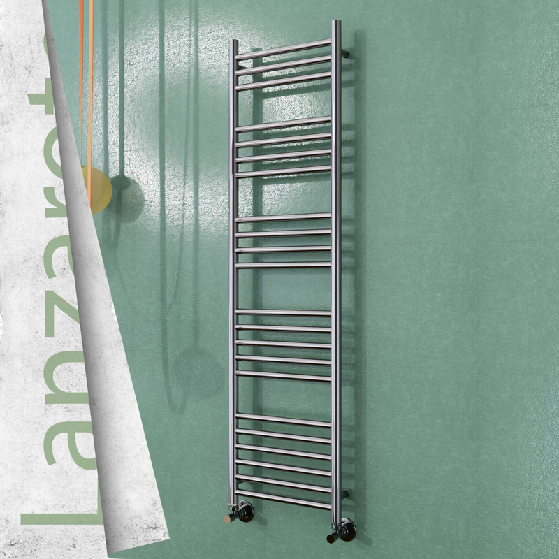 Lanzarote Stainless Steel Towel Warmer 400x1500 Polished Finish
