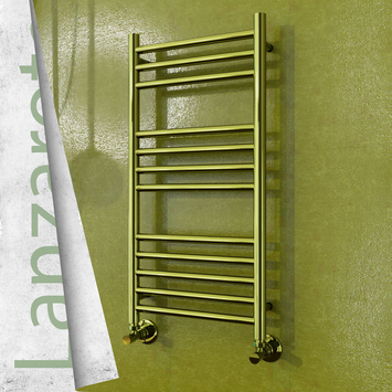  - Lanzarote Decorative Towel Warmer 400x800 (Stainless Steel) Gold