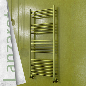 - Lanzarote Decorative Towel Warmer 500x1200 (Stainless Steel) Gold  - Lanzarote Decorative Towel Warmer 500x1200 (Stainless Steel) Gold