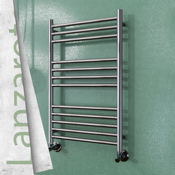 - Lanzarote Stainless Steel Towel Warmer 500x800 Polished Finish  - Lanzarote Stainless Steel Towel Warmer 500x800 Polished Finish