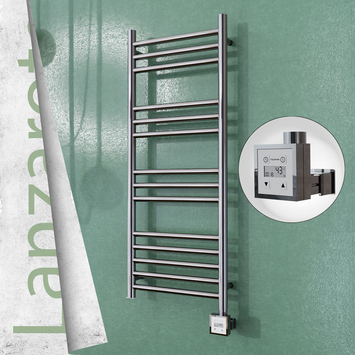 - Lanzarote Electric Towel Warmer 400x1000 Polished Finish Ktx3 200 W  - Lanzarote Electric Towel Warmer 400x1000 Polished Finish Ktx3 200 W