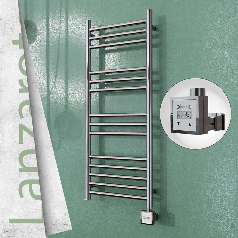 Lanzarote Electric Towel Warmer 400x1000 Polished Finish Ktx3 200 W