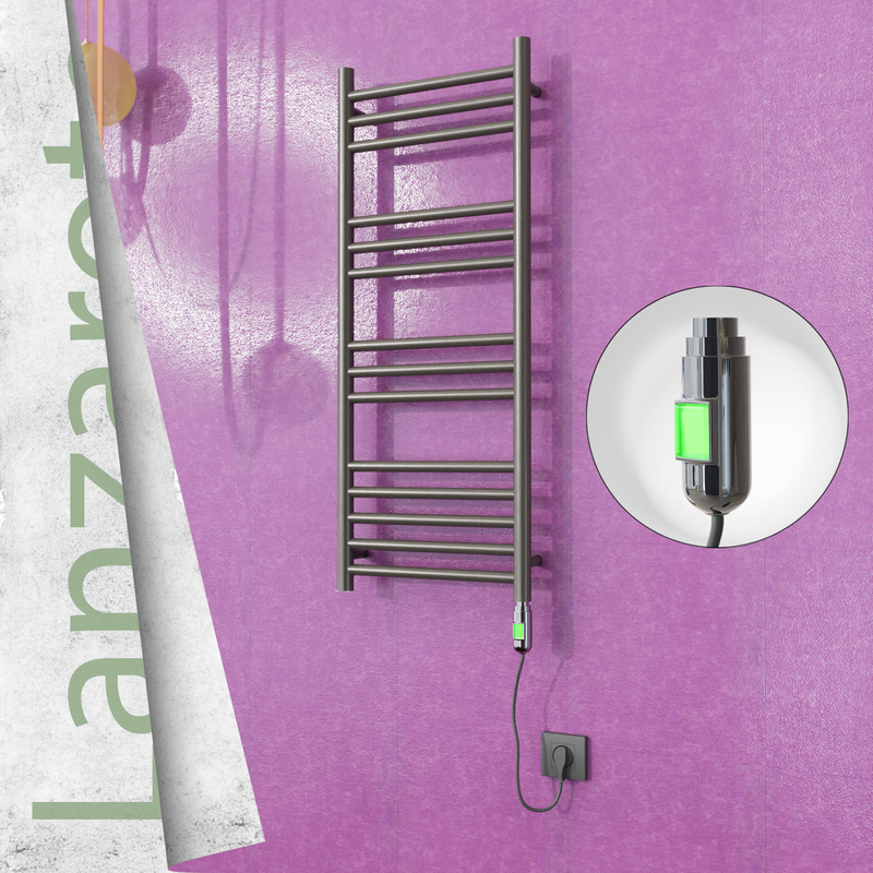 Lanzarote Electric Towel Warmer 400x1000 Satine Finish (On/Off) 200 W