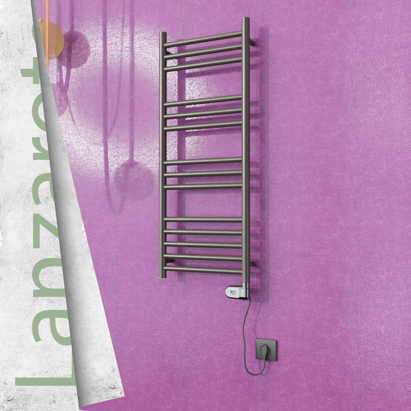 Lanzarote Electric Towel Warmer 400x1000 Satine Finish (Thesis Thermostat) 200 W