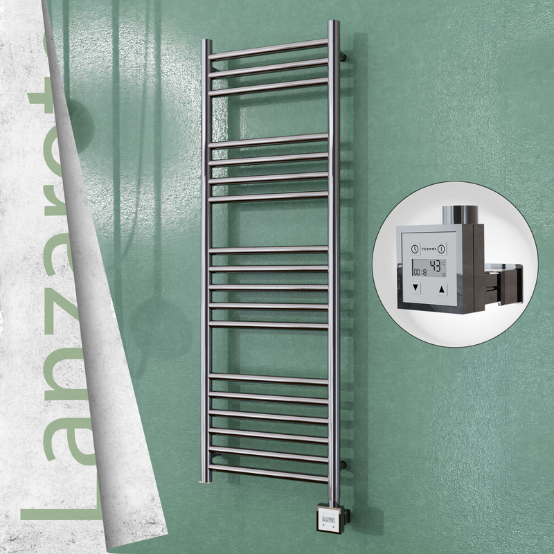 Lanzarote Electric Towel Warmer 400x1200 Polished Finish Ktx3 200 W