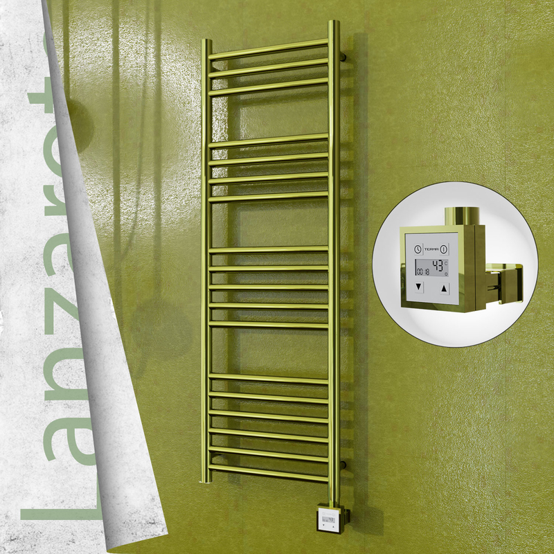 Lanzarote Electric Towel Warmer 400x1200 Gold Ktx3 200 W