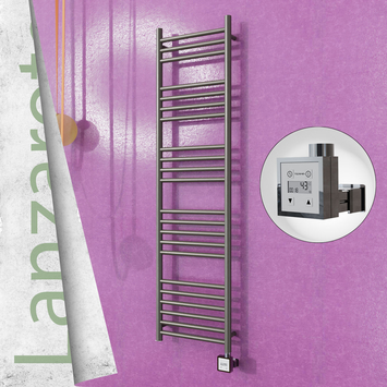 Radiva - Lanzarote Electric Towel Warmer 400x1500 Satine Finish Ktx3 300 W