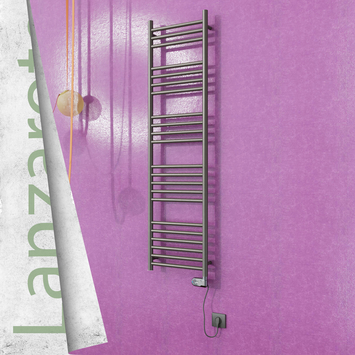 Radiva - Lanzarote Electric Towel Warmer 400x1500 Satine Finish (Thesis Thermostat) 300 W