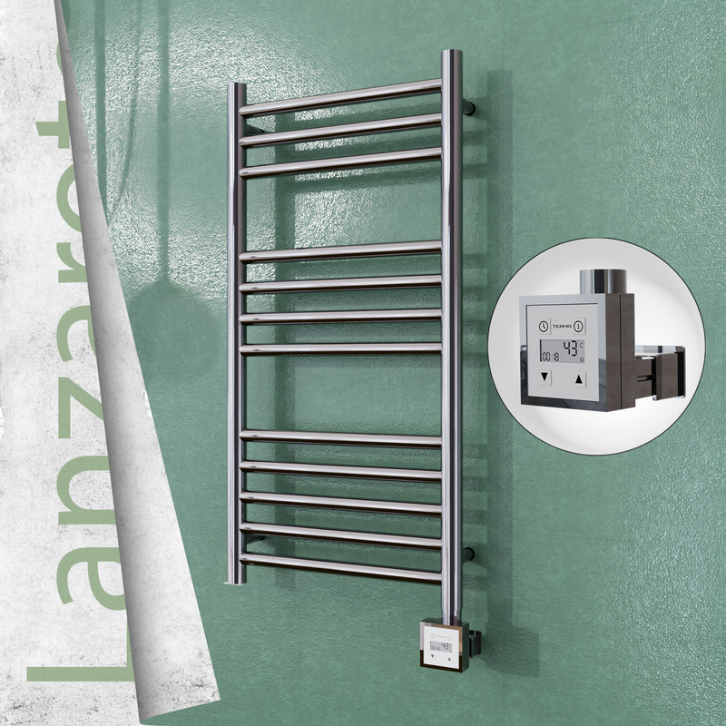 Lanzarote Electric Towel Warmer 400x800 Polished Finish Ktx3 200 W