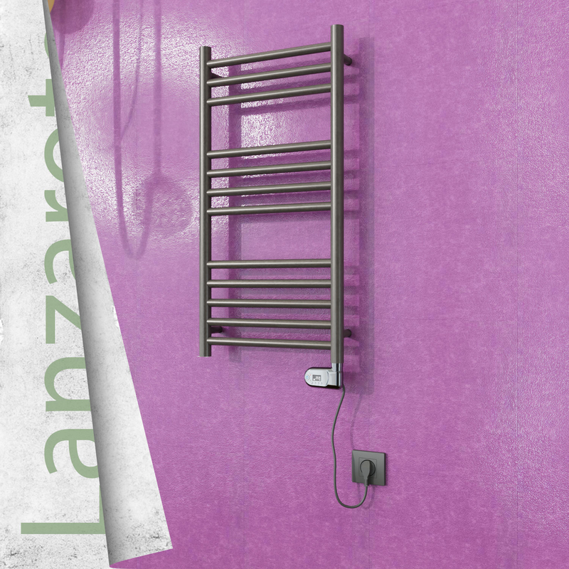 Lanzarote Electric Towel Warmer 400x800 Satine Finish (Thesis Thermostat) 200 W