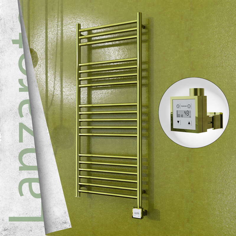 Lanzarote Electric Towel Warmer 500x1200 Gold Ktx3 300 W