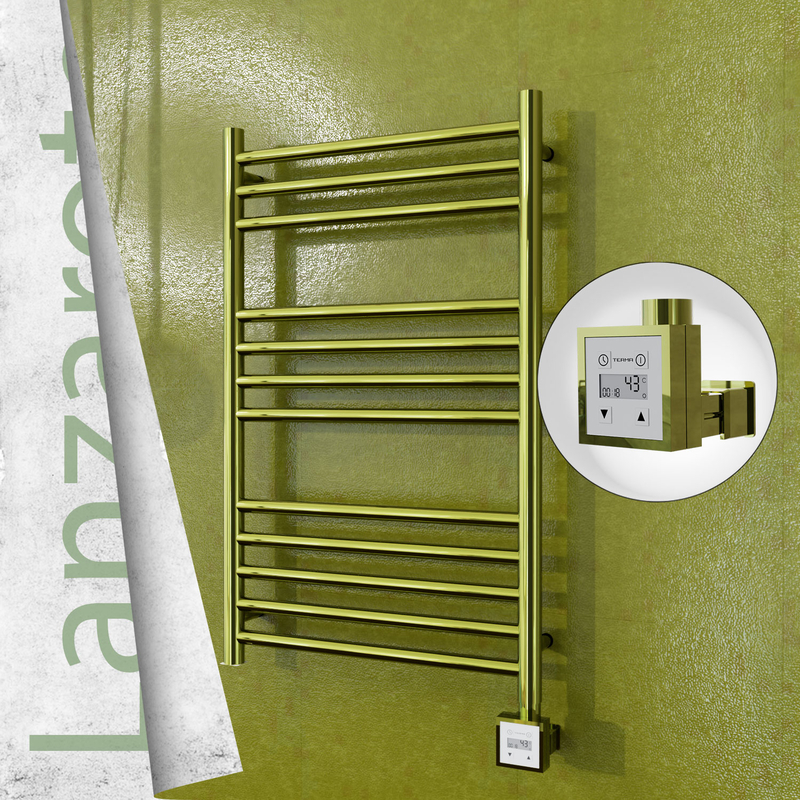 Lanzarote Electric Towel Warmer 500x800 Gold Ktx3 200 W