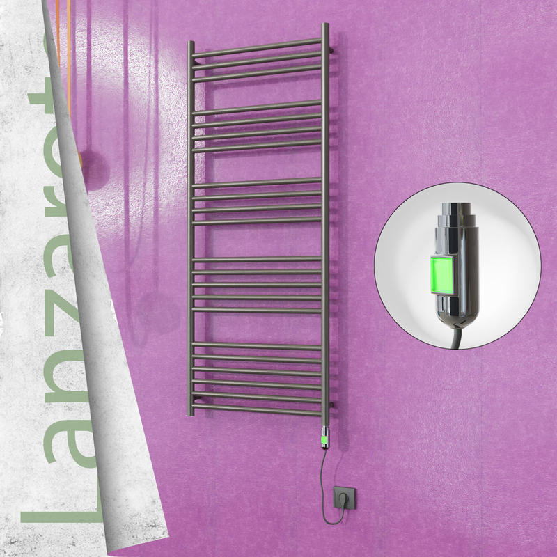 Lanzarote Electric Towel Warmer 600x1500 Satine Finish (On/Off) 300 W
