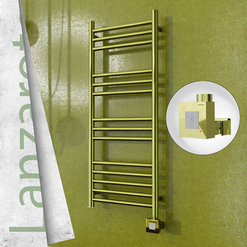 Lanzarote Electric Towel Warmer 400x1000 Gold Ktx1 200 W