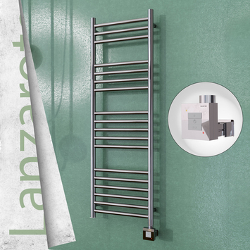  - Lanzarote Electric Towel Warmer 400x1200 Mirror Finish Ktx1 200 W
