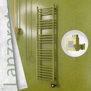 Radiva - Lanzarote Sèche Serviettes Electrique 400x1500 Or Ktx1 300 Watt