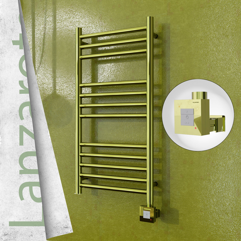 Lanzarote Elektrikli Havlupan 400x800 Altın (KTX1 Termostat) 200W
