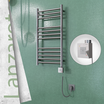 Radiva - Lanzarote Elektrikli Havlupan 400x800 Ayna Polisaj (KTX1 Termostat) 200W Spiral Kablolu