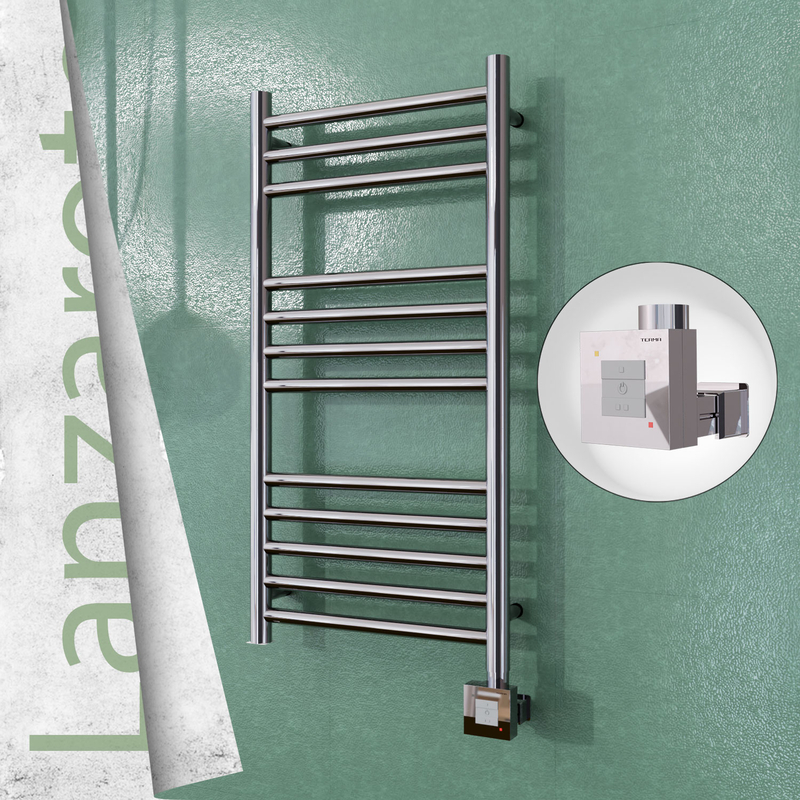 Lanzarote Electric Towel Warmer 400x800 Mirror Finish Ktx1 200 W