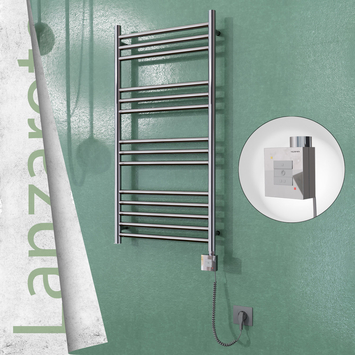  - Lanzarote Electric Towel Warmer 500x1000 Mirror Finish Ktx1 200 W (Spiral Cable)