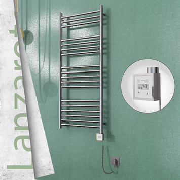 Radiva - Lanzarote Elektrikli Havlupan 500x1200 Ayna Polisaj (KTX3 Termostat) 300W Spiral Kablolu