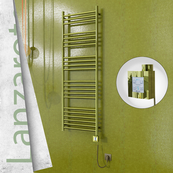  - Lanzarote Electric Towel Warmer 500x1500 Gold Ktx4 300 W (Spiral Cable)