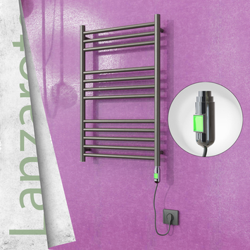 Radiva - Lanzarote Elektrikli Havlupan 500x800 Satine Polisaj (On/Off Düğmeli) 200 W