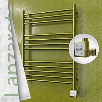 Radiva - Lanzarote Elektrikli Havlupan 600x800 Altın (KTX3 Termostat) 200W