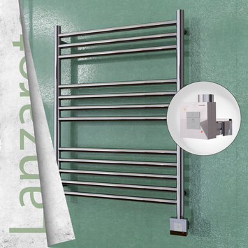  - Lanzarote Electric Towel Warmer 600x800 Mirror Finish Ktx1 200 W